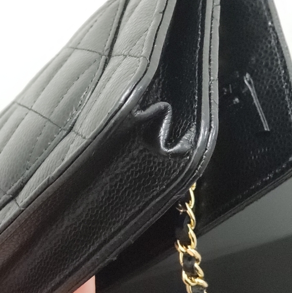 ***SOLD***100% Authentic Chanel Caviar Black GHW WOC - Picture 6 of 13